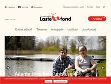 Tablet Screenshot of lastefond.ee